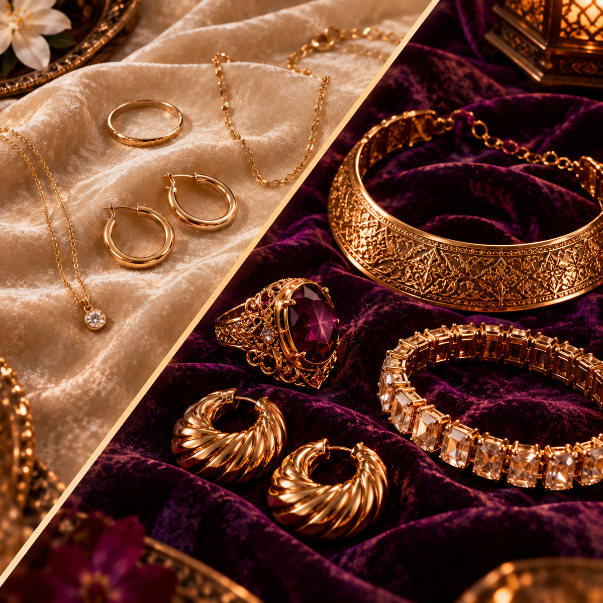 From simple everyday basics to full statement jewelry — here's what's actually in my 'Street Rat to Royalty' era Amazon cart, inspired by the Aladdin arc everyone loves