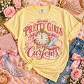 Pretty Girls Have Curfews Tee, Glass Slipper Shirt, Midnight Clock Graphic Tee, Princess Lover Gift, Fairytale Princess Shirt