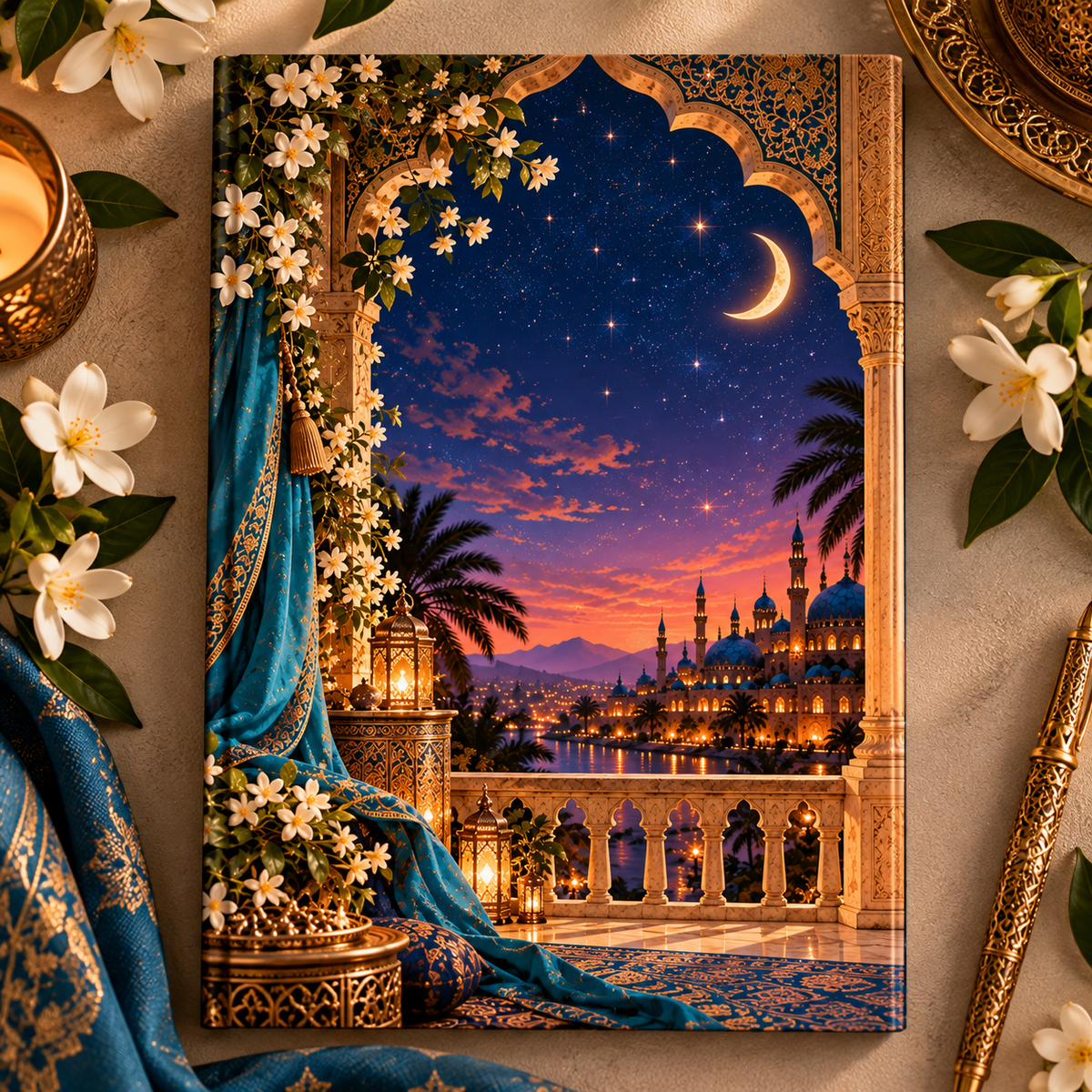 Dream Beyond the Walls Around You Magical Arabian Fairytale-Inspired Lined Journal for Dreams, Wishes, Goals, Reflections & New Adventures