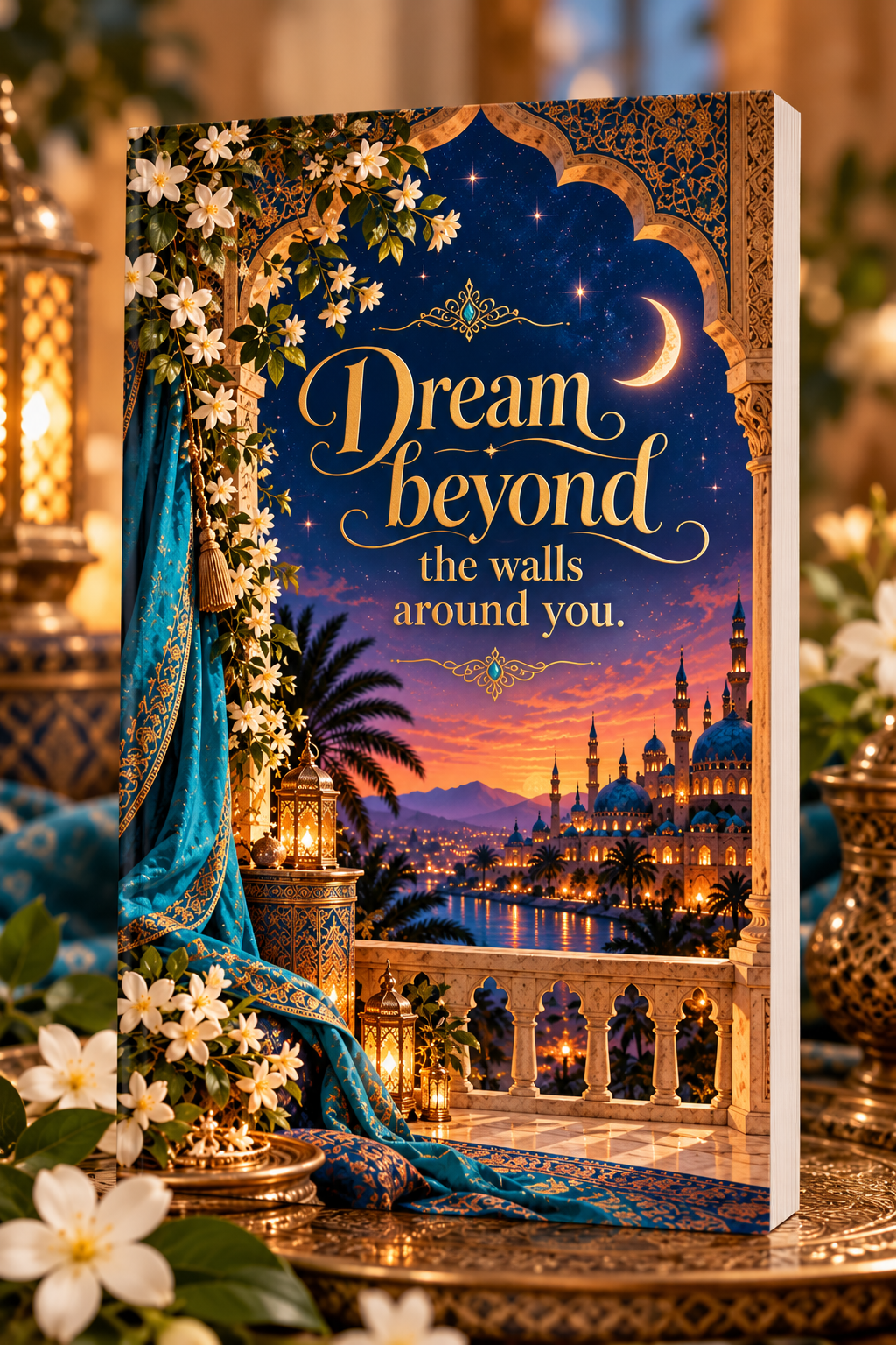 Dream Beyond the Walls Around You Magical Arabian Fairytale-Inspired Lined Journal for Dreams, Wishes, Goals, Reflections & New Adventures